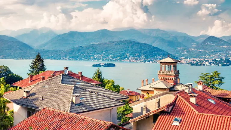 A scenic view of a landscape