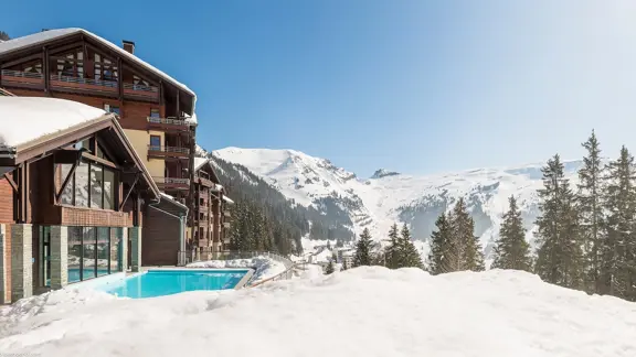 Montsoleil Terrasses D'eos Apartments Flaine Exterior And Outdoor Pool