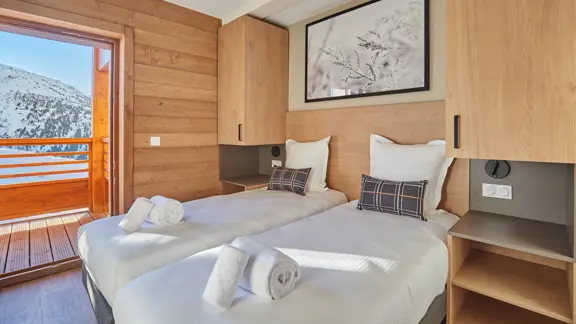 Two bedroom apartment twin room