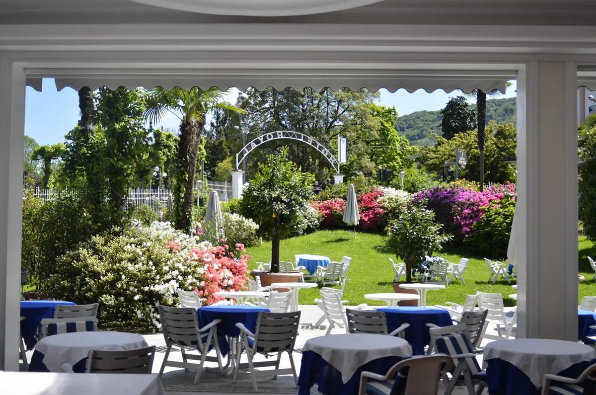 Hotel Royal, Stresa, Lake Maggiore, Terrace