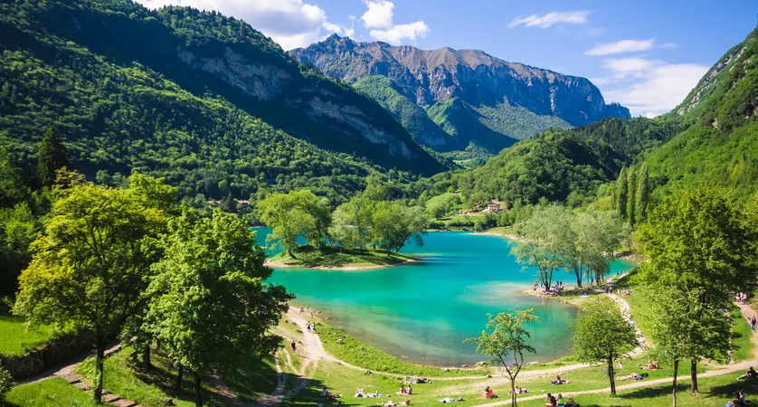 Lake Tenno, Trentino, Italy Summer Holidays
