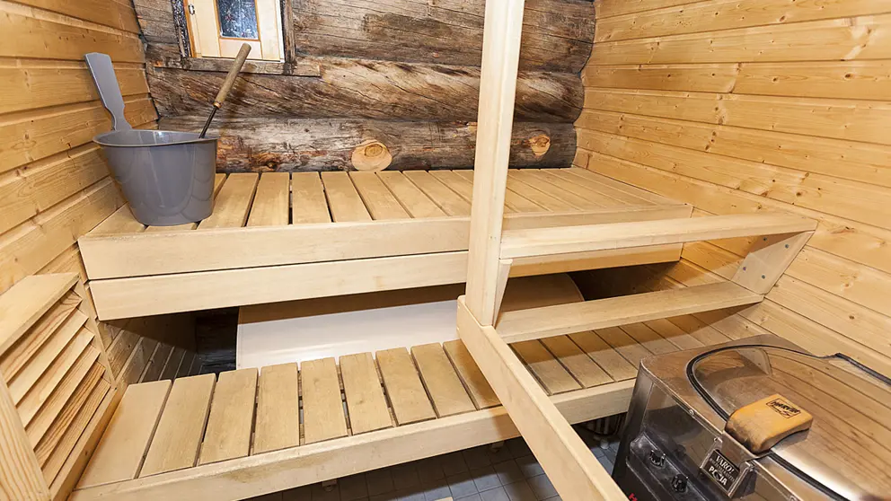 Levi Log Cabins Levi Lomailevi E16 Cabin Sauna [4]