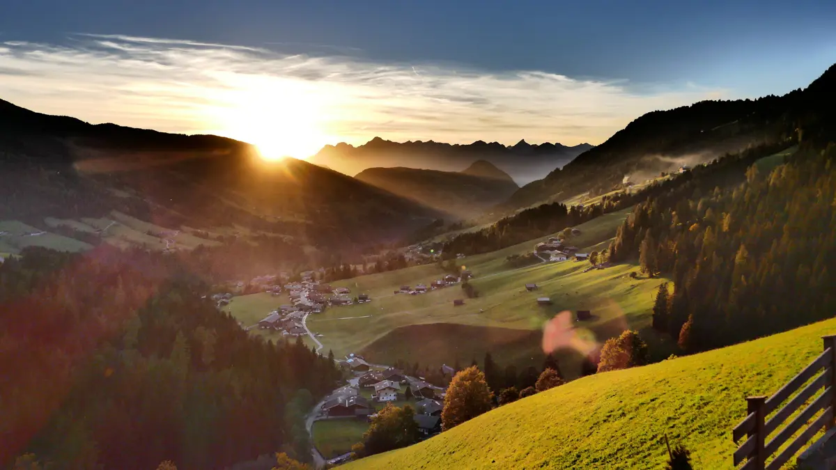 Alpbach valley view