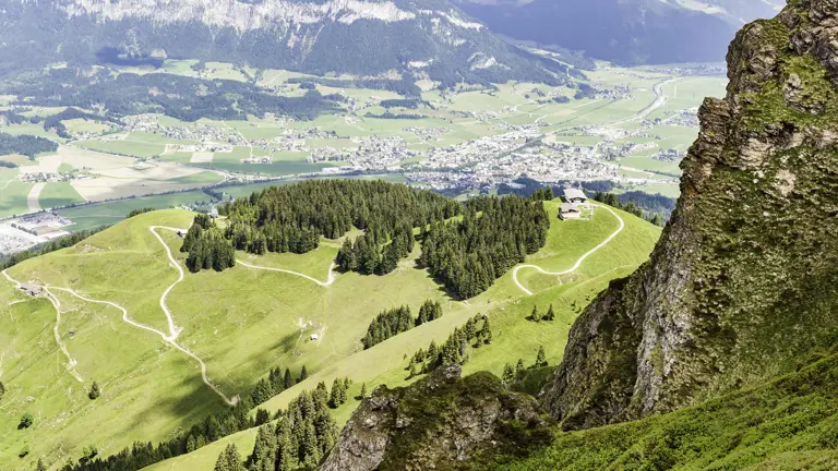 A scenic view of a landscape