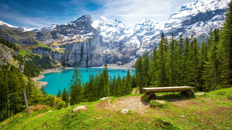 A scenic view of a landscape