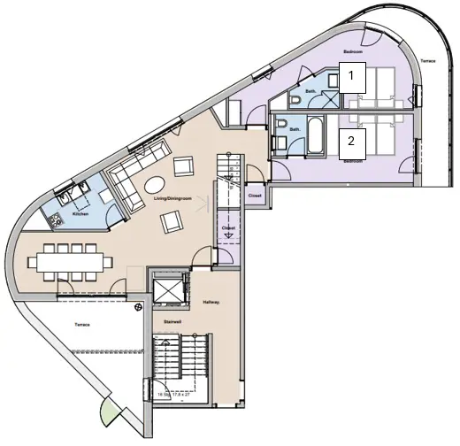 Chalet Valluga Floor Plan Room Numbers