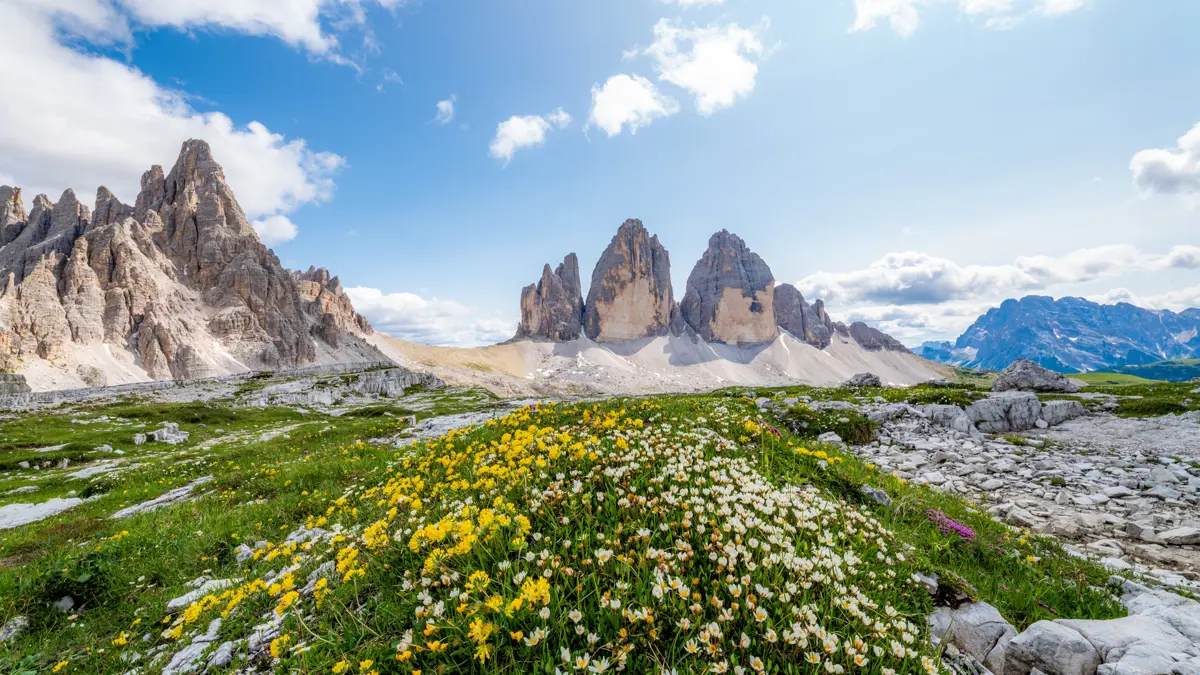 Drei Zinnen Three Peaks Dolomites Italy