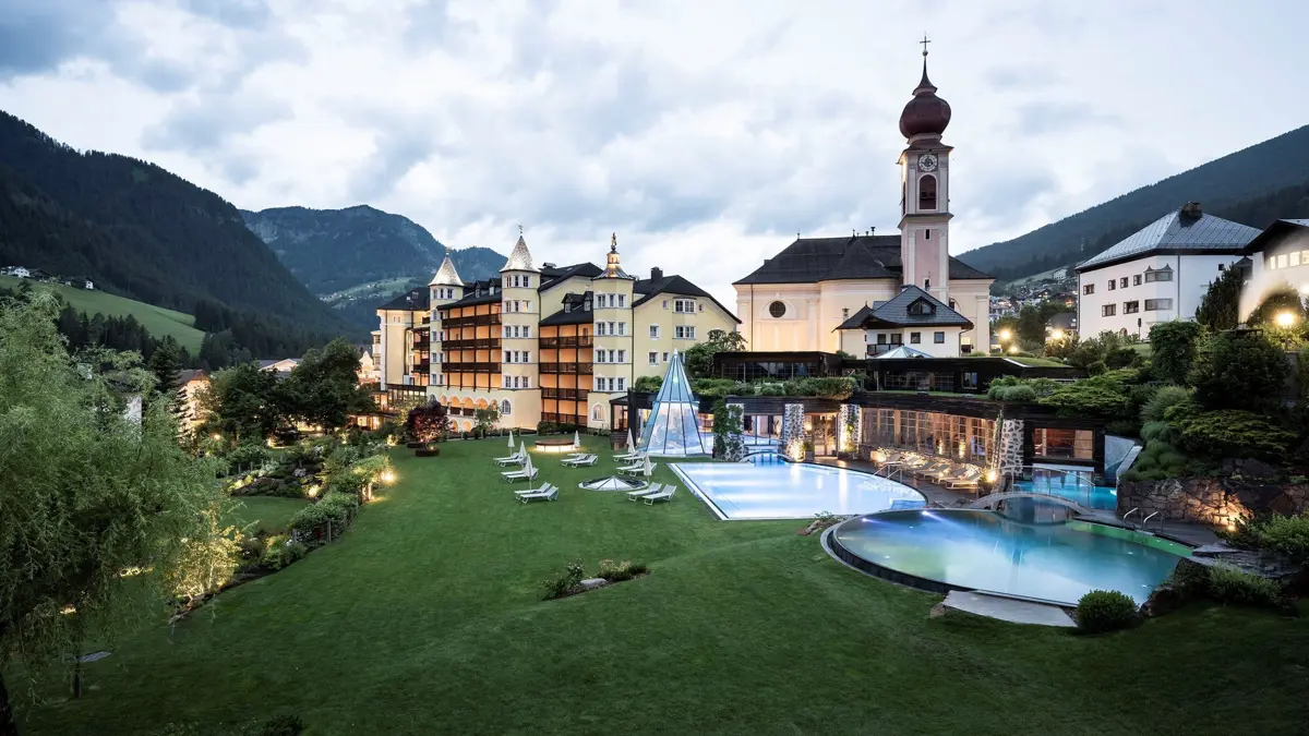 Adler Spa Resort Ortisei Hotel Pool Gardens