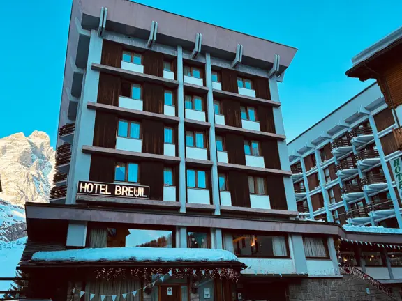 Cervinia Breuil Hotel External View