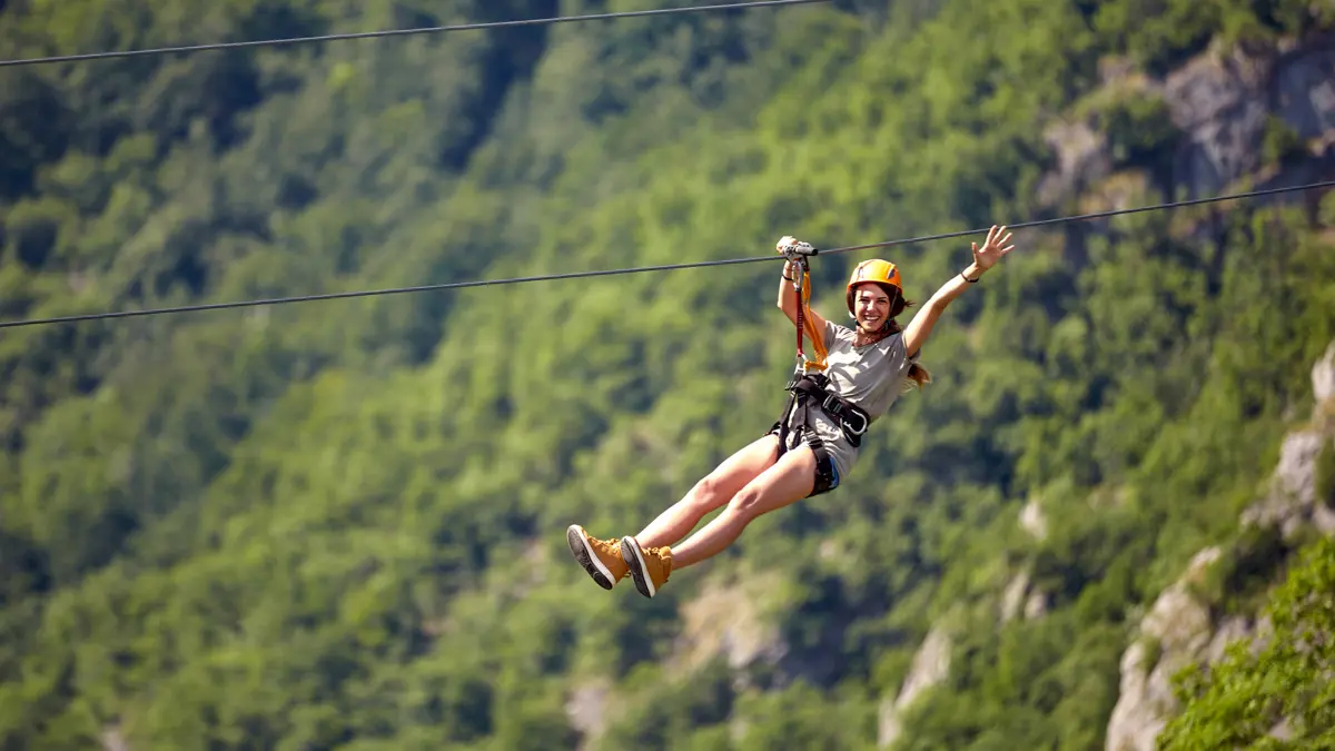 Ziplining