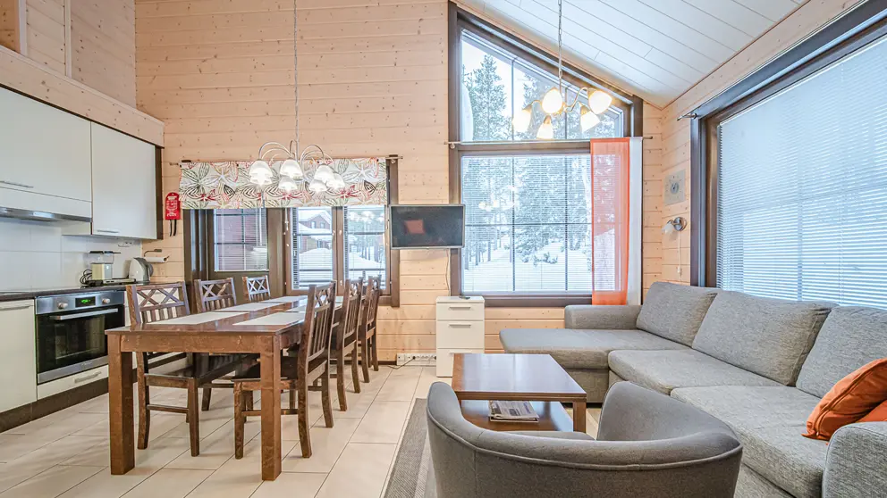 Levi Log Cabins Sointuilevi 5J40 44+13M2 Living Area [8]