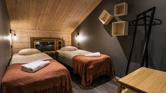 Typical apartment twin bedroom