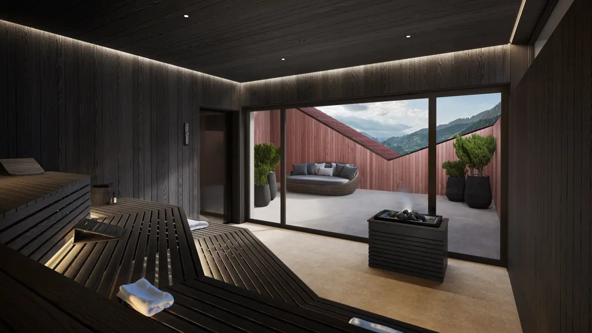 Oswald Grand Hotel Selva Dolomites Italy Sauna (2)
