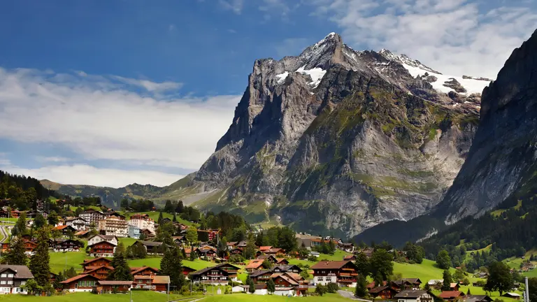 A scenic view of a landscape