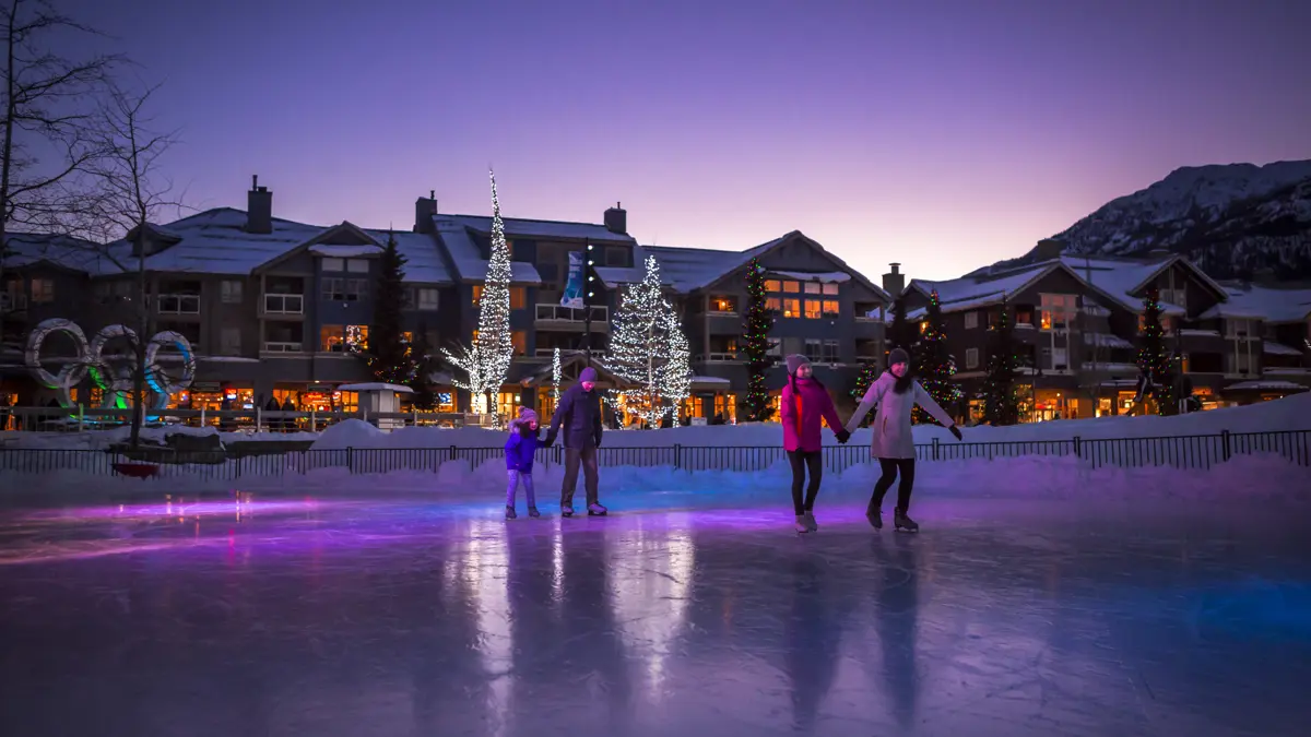 Ice Skating Rink © Tourism Whistler Justa Jeskova