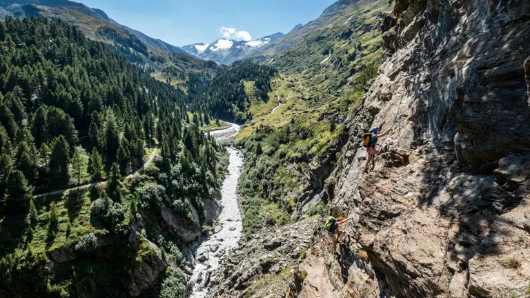 A scenic view of a landscape