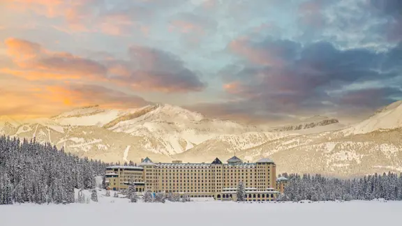 Fairmont Chateau Lake Louise Winter Exterior (2)