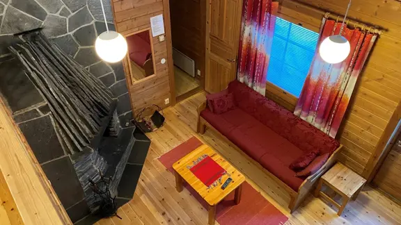 Typical cabin lounge area