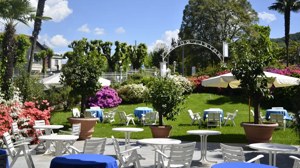 Hotel Royal, Stresa, Lake Maggiore, Terrace [2]