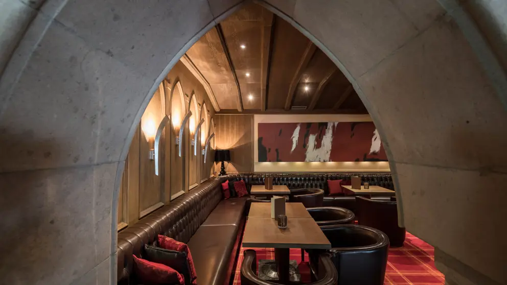 Dolomites, Selva, Hotel Aaritz, Bar [8]