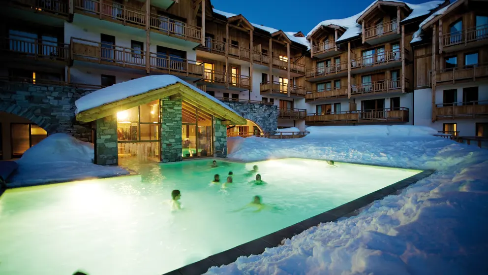 Hameau Des Airelles Apartments Montgenevre Pool [1]