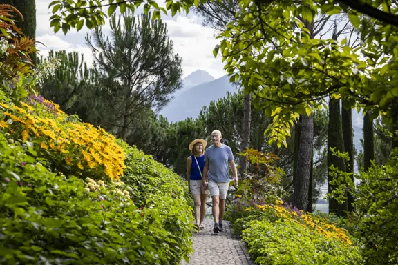 Merano, South Tyrol, Italy, Leisurely Walking