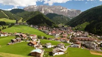 Selva Val Gardena Dolomites Panorama Of Selva Town