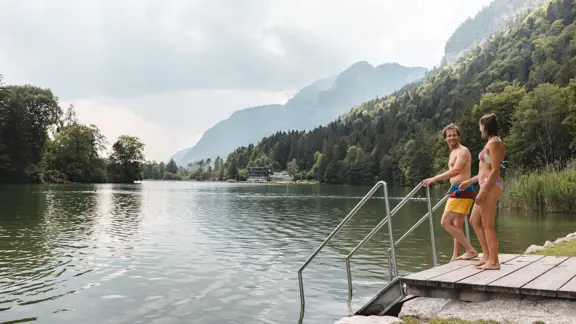 Reintalersee lake