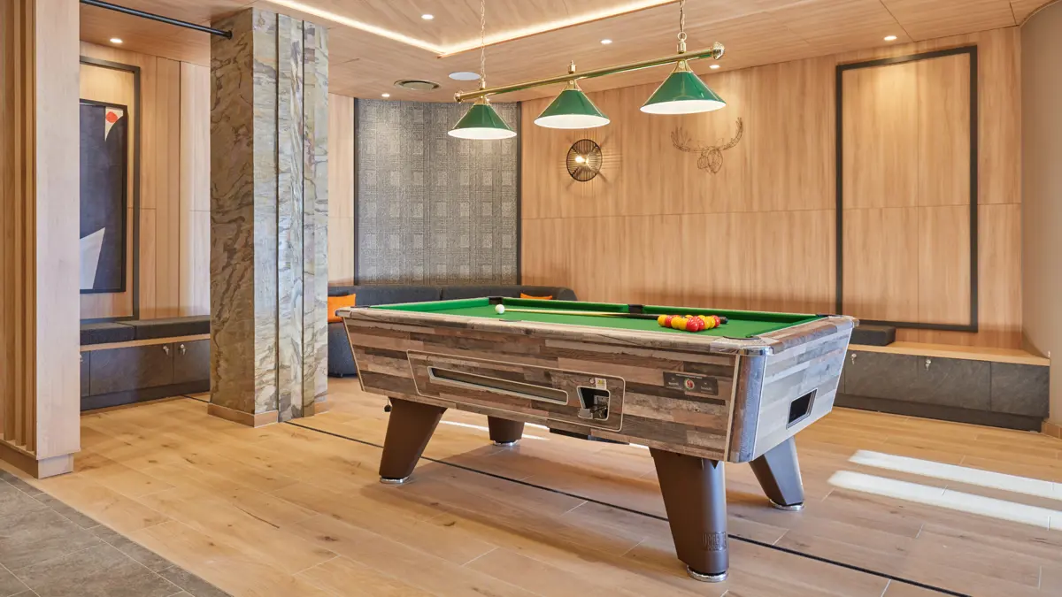 Residence Ecrin Blanc La Rosiere Pool Table