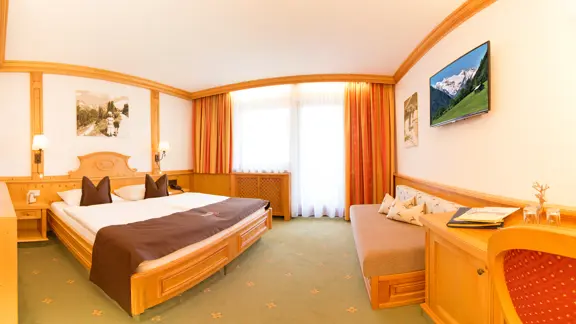 South-facing double room