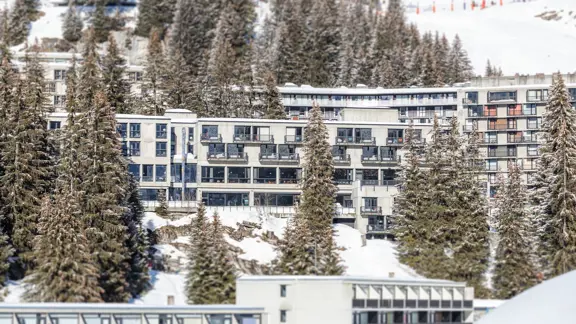 Hotel Totem Flaine Exterior Shot
