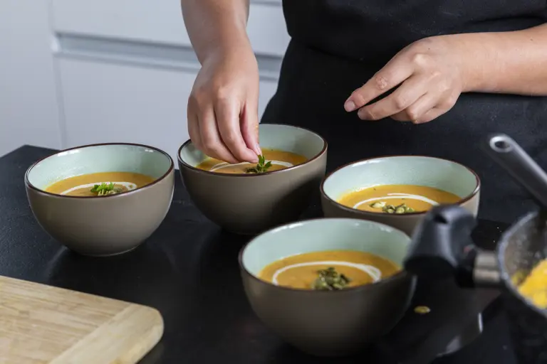 A scenic view of a landscape