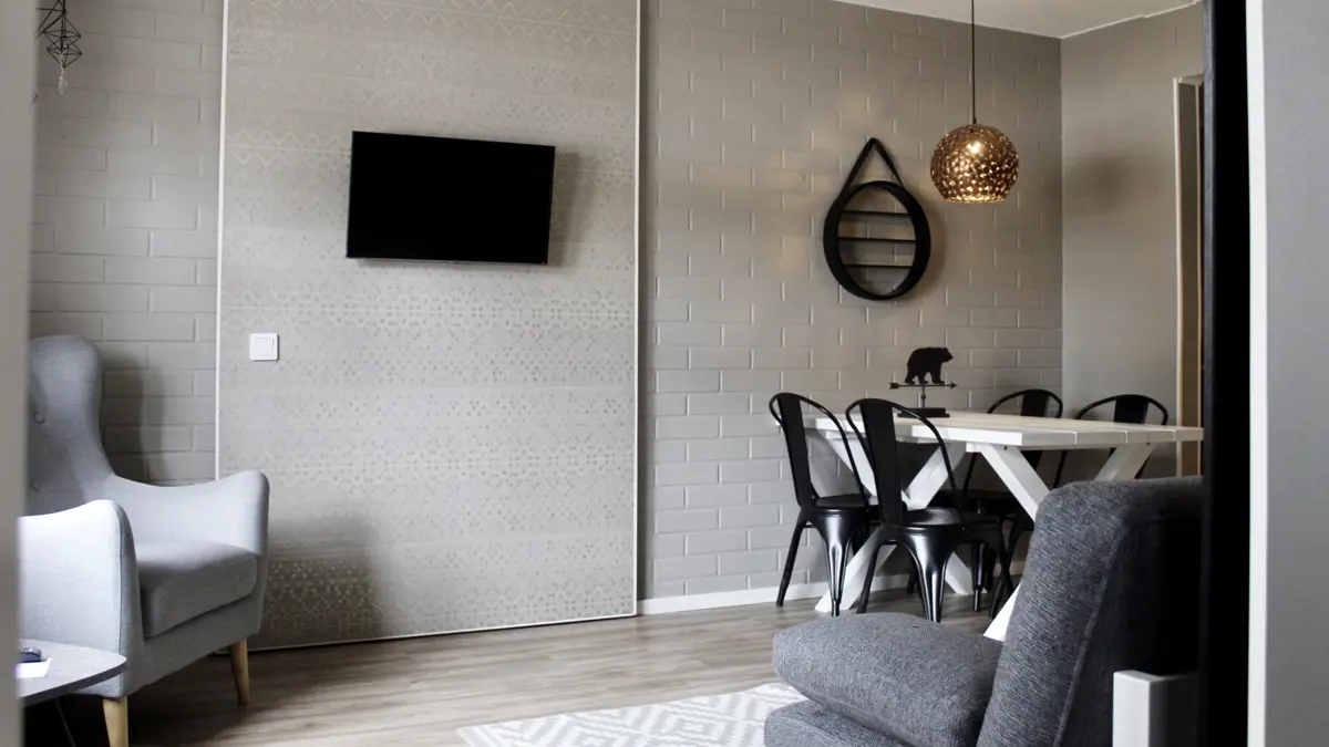 Gielas Hotel Saariselka Kontio Suite Lounge Area