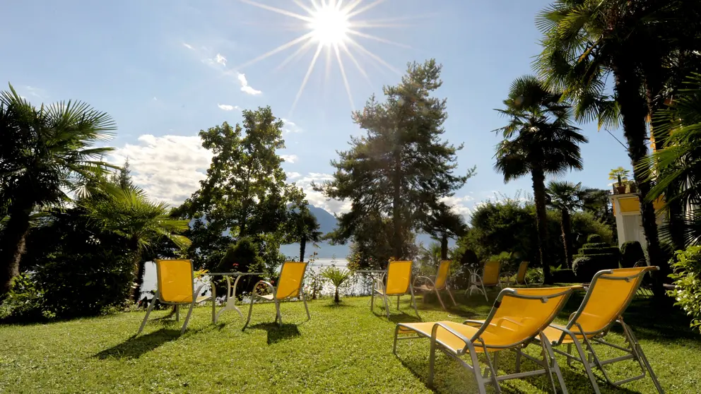 Hotel Rene Capt Montreux. Garden [1]
