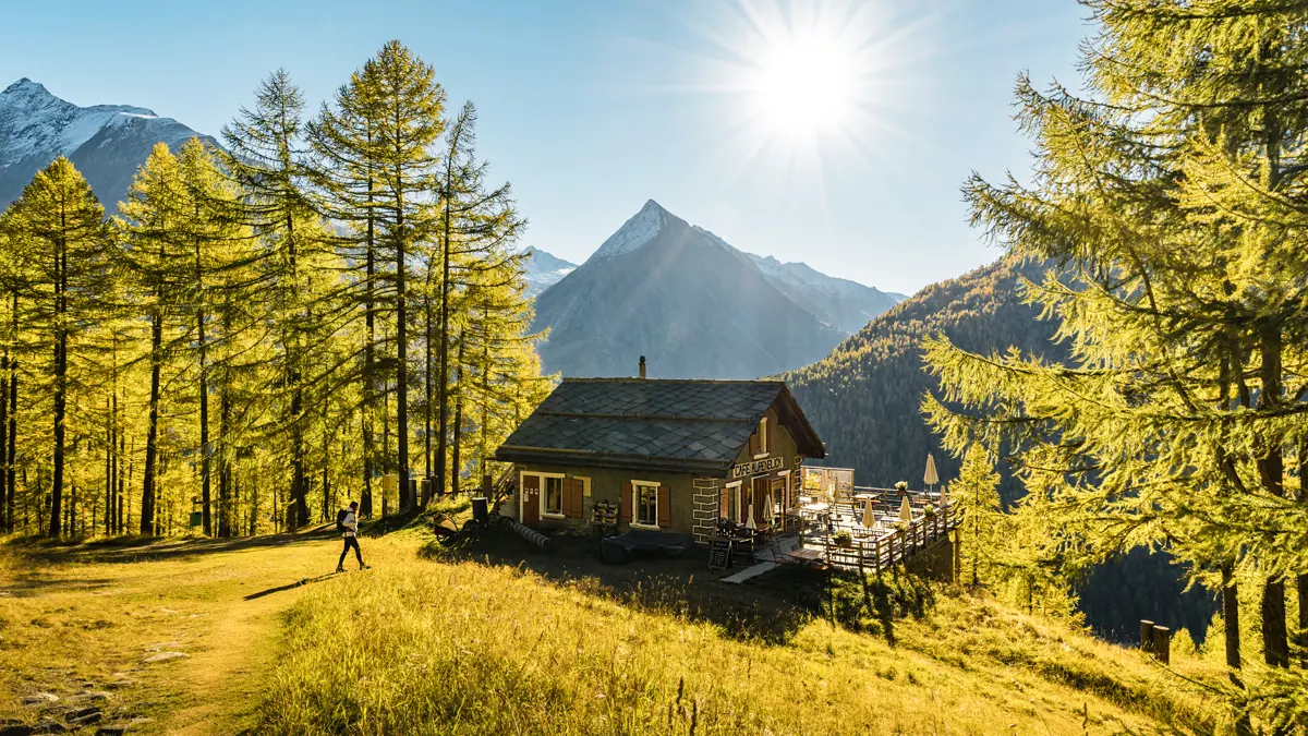 Saas Fee mountain hut