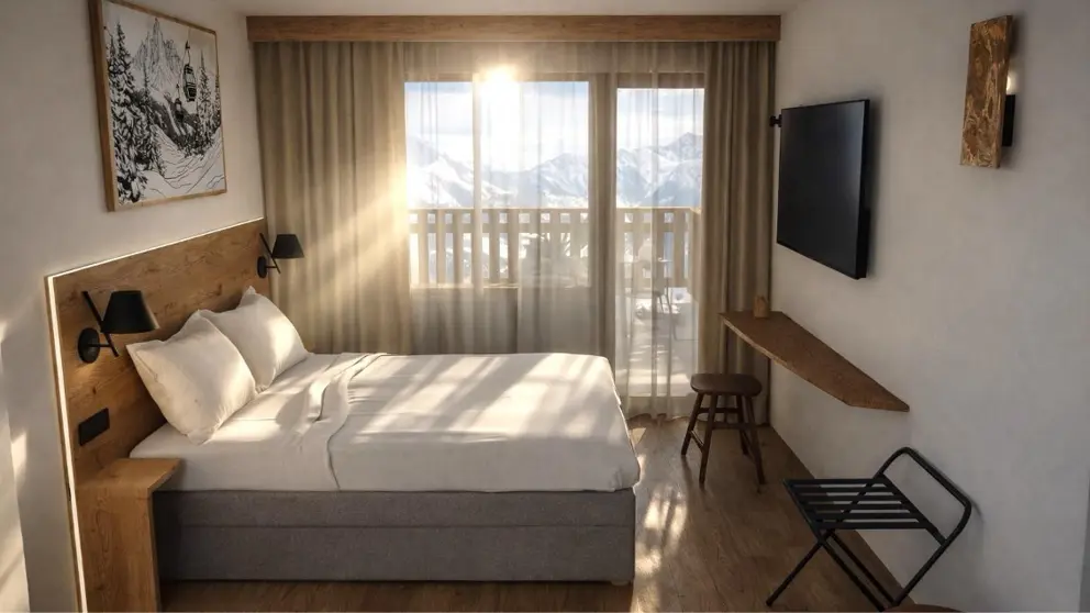 Mont Fort Boutique Hotel Nendaz Classic Room With Balcony  [1]