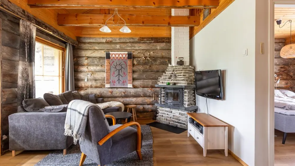 Levi Log Cabins Levi Lomailevi E18 Cabin Lounge [6]