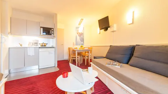 Lounge and kitchenette