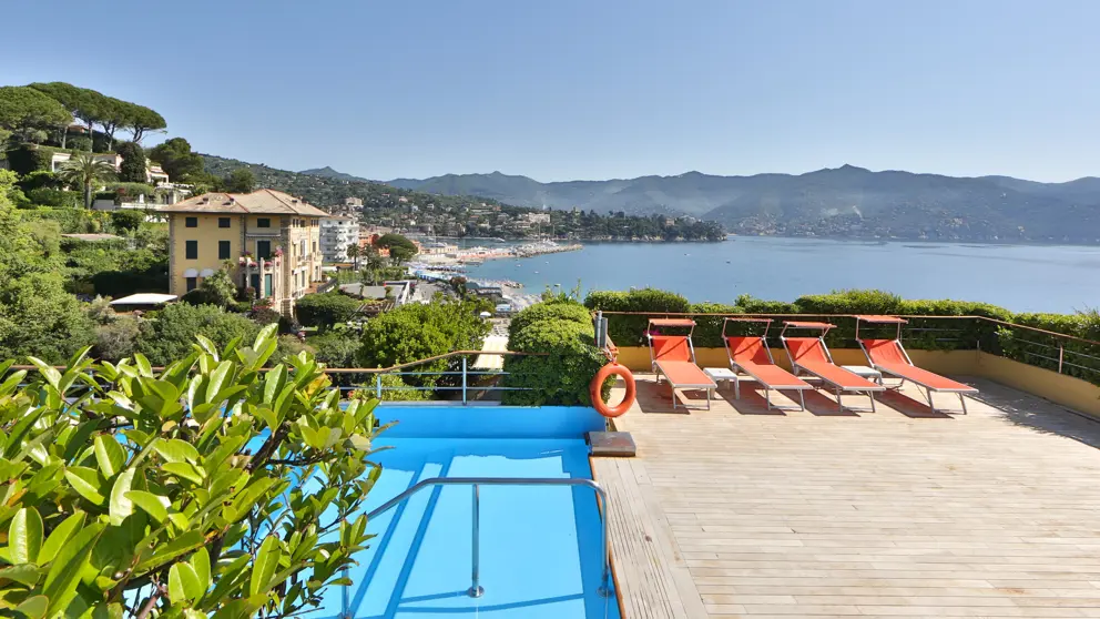 Hotel Regina Elena, Portofino, Pool with Sea View [1]