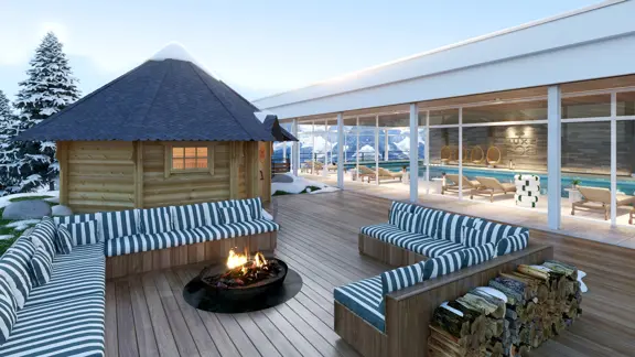 Braunbär Hotel Spa Wengen Terrace