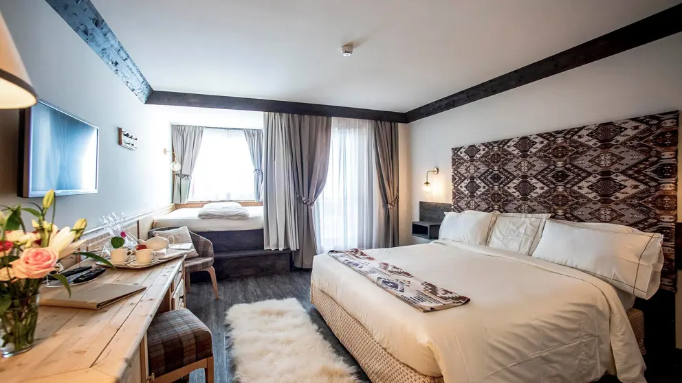 Inghams Italy Dolomites Arabba Hotel Grifone Comfort Bedroom [6]