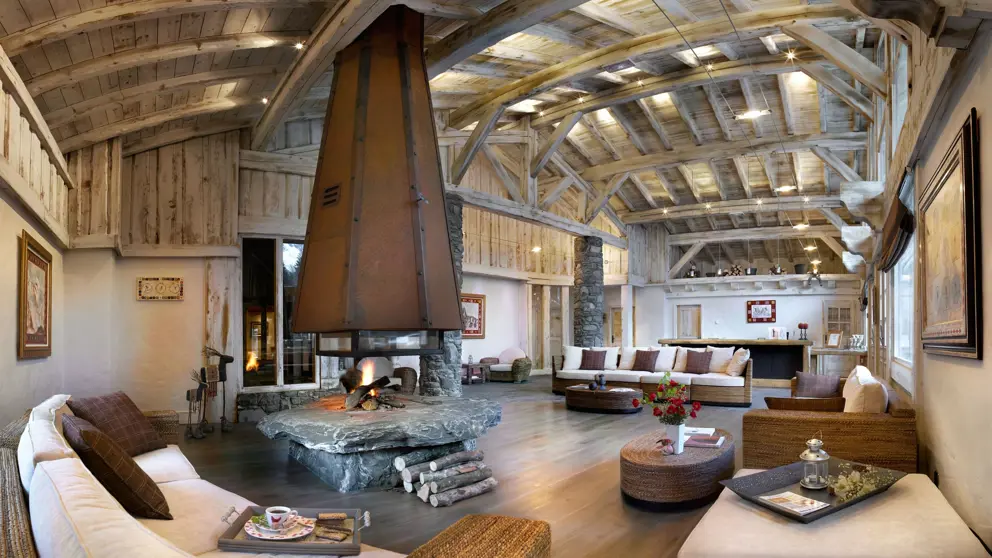 Le Hameau De Pierre Blanche Apartments Les Houches Chamonix Lounge [3]