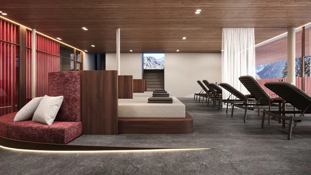 Oswald Grand Hotel Selva Dolomites Italy Relaxation Room (1) [5]