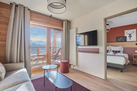 Suite with mountain view