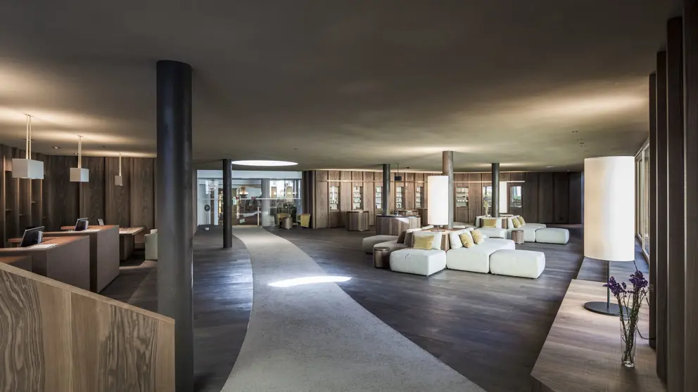 Italy, Dolomites, Ortisei, Adler Spa Resort, Reception [7]
