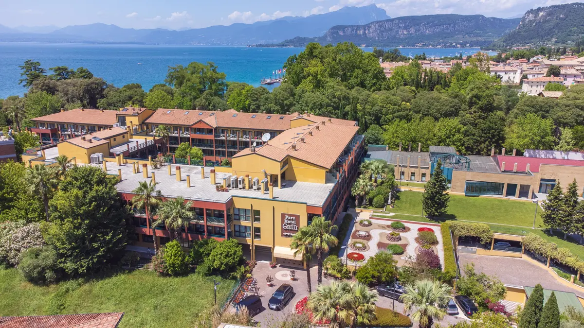 Park Hotel Gritti Bardolino Lake Garda Bird Eye View