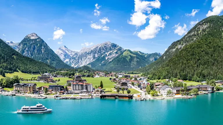A scenic view of a landscape