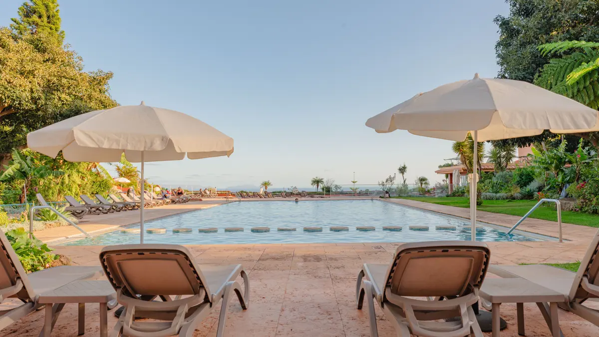 Quinta Splendida Canico Sun Loungers By The Pool