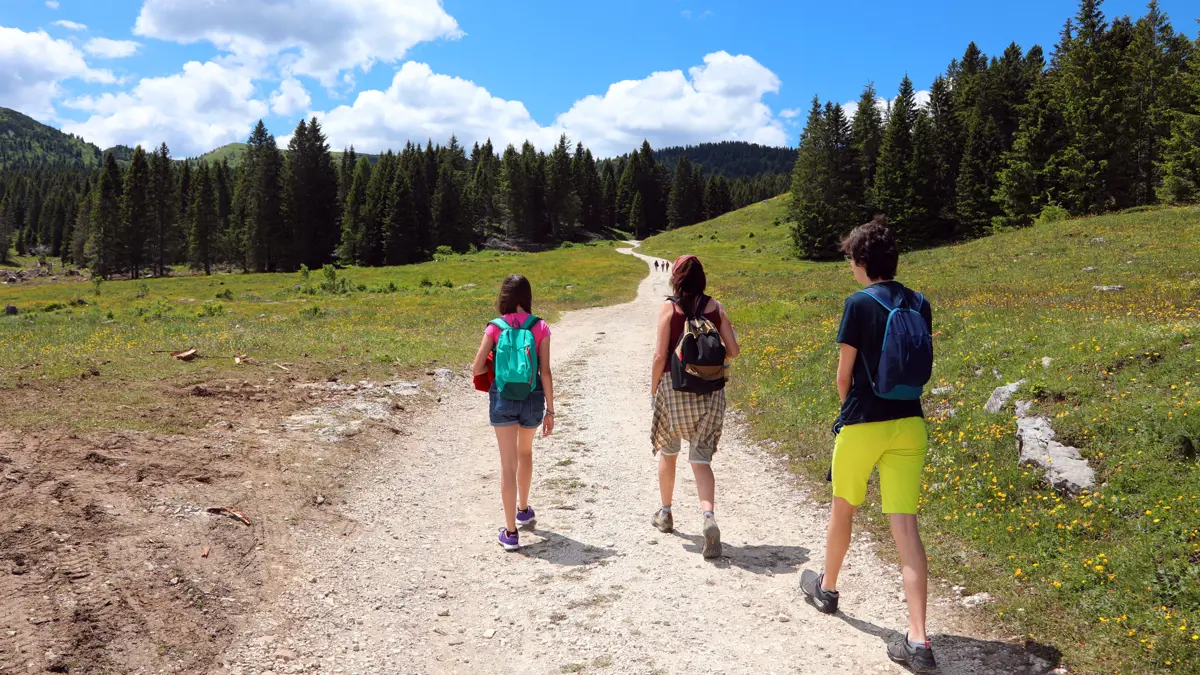 Walking trails in Corvara, The Dolomites