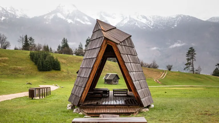 A scenic view of a landscape